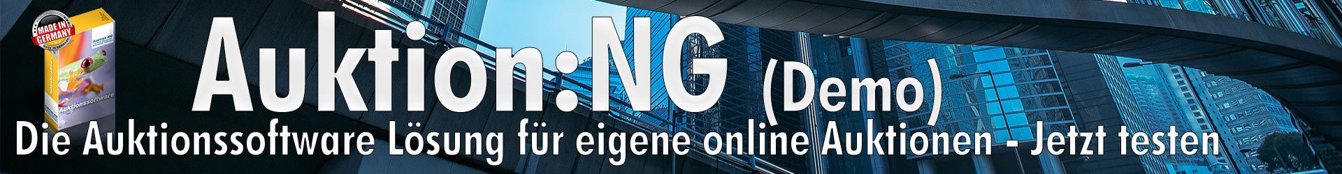 Auktion:NG - Die neue Generation Beschaffungssoftware in PHP5